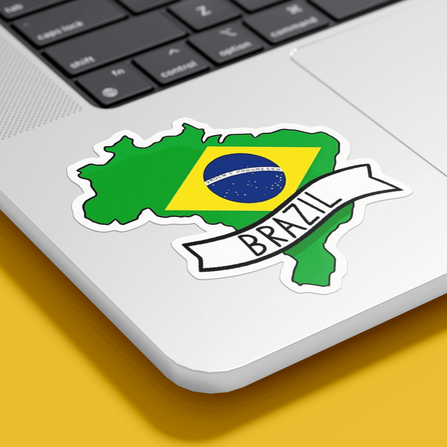 Brazil Map Sticker - sticckiz.com