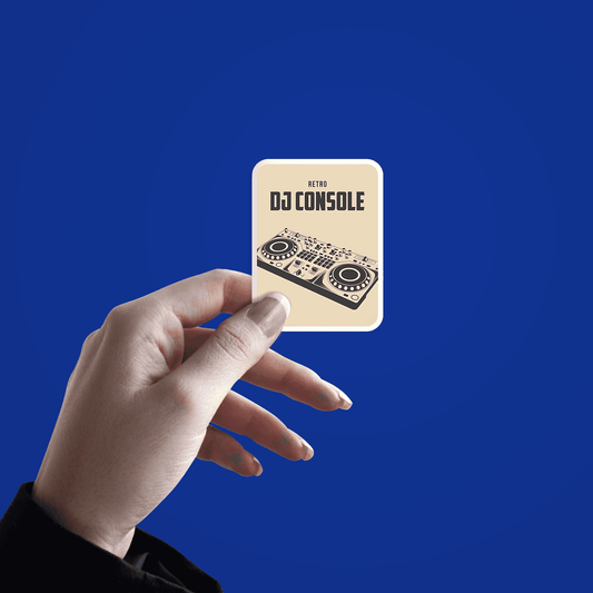 DJ console sticker - sticckiz.com