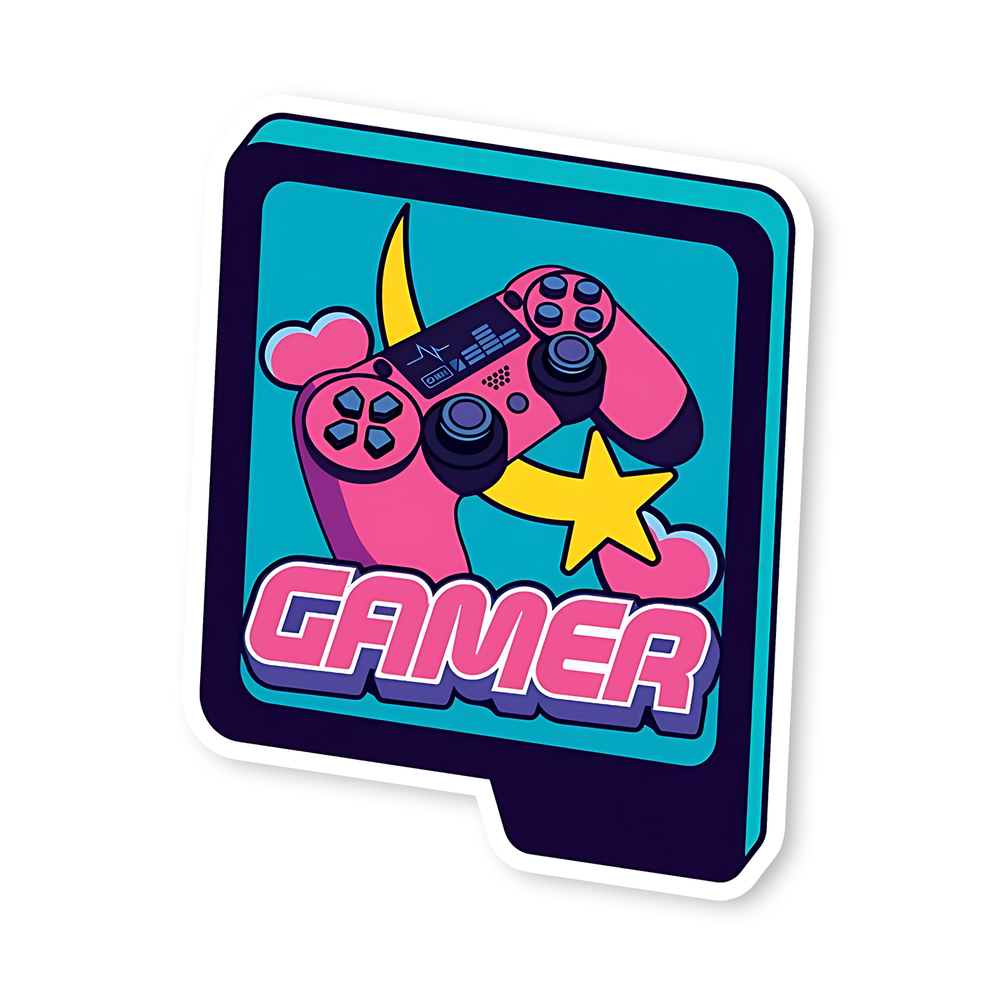 Gamer win Sticker
