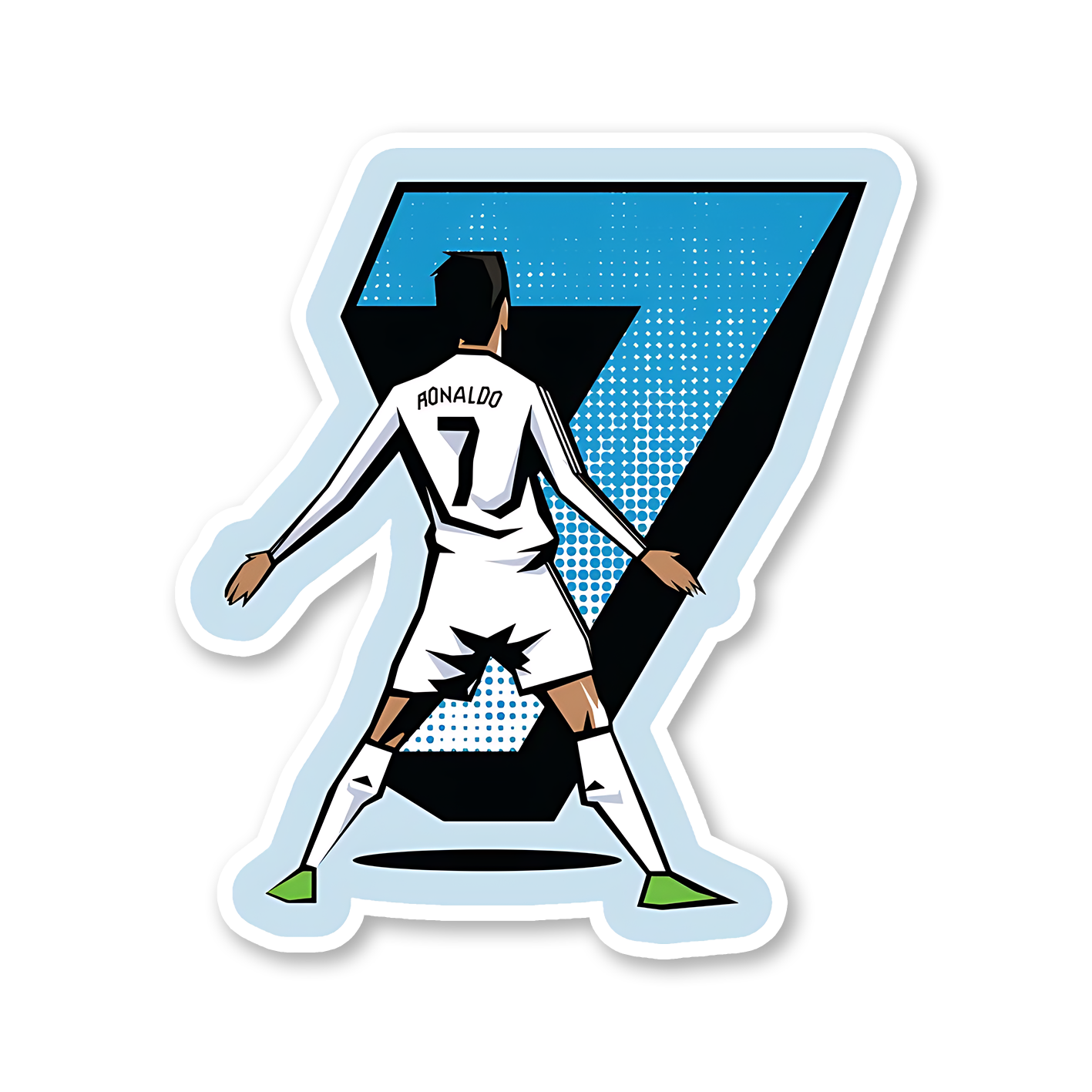 Ronaldo 7 supremacy Sticker