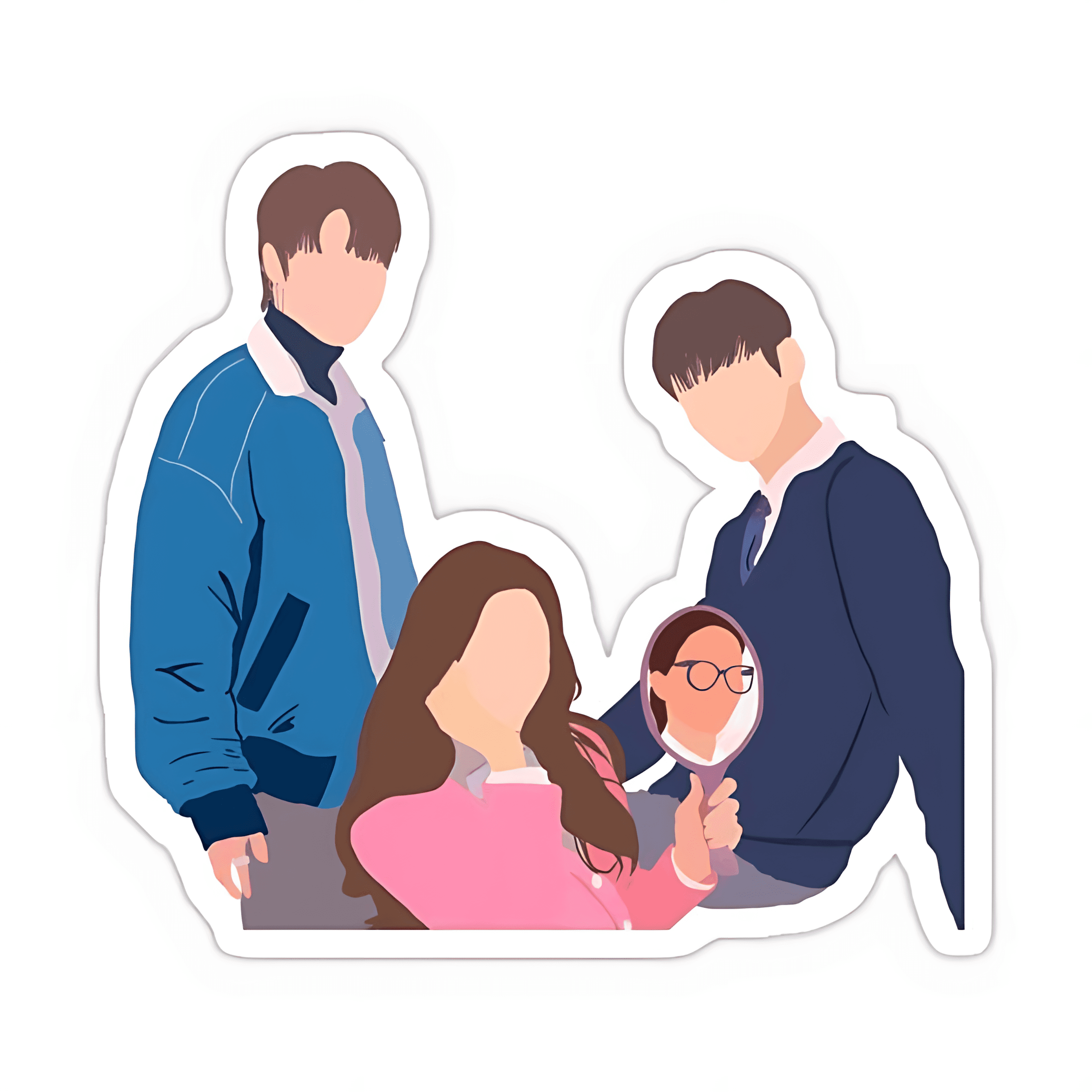 True beauty Characters Sticker – sticckiz.com