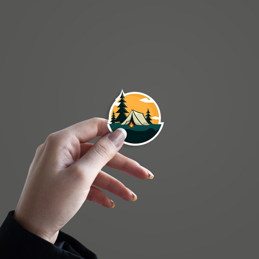 Camping Animated Sticker