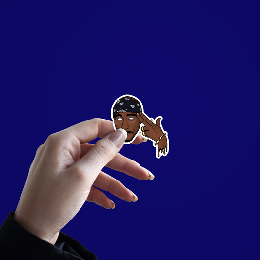 Tupac Shakur Sticker