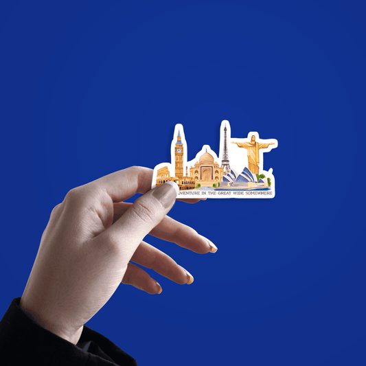 7 Wonders Sticker - sticckiz.com