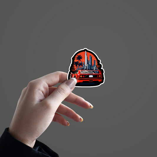 Ferrari F40 Car Sticker