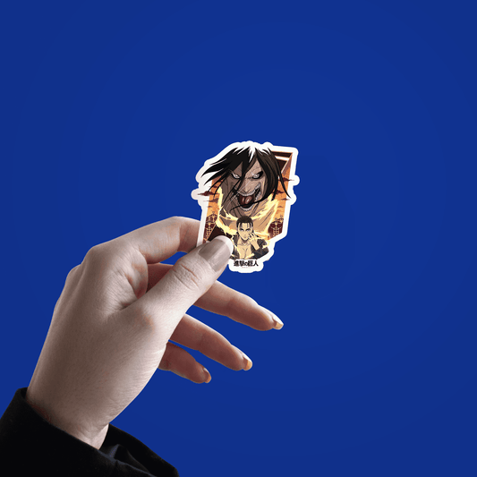 Eren jaeger Sticker - sticckiz.com
