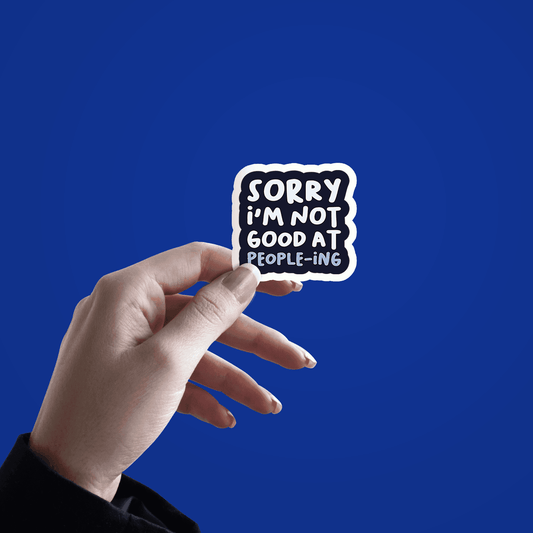 Sorry I'm Not Good Sticker - sticckiz.com