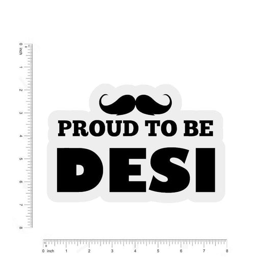 proud to be desi bumper sticker - sticckiz.com