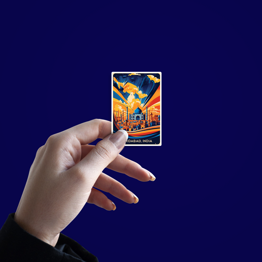 Faridabad card Sticker