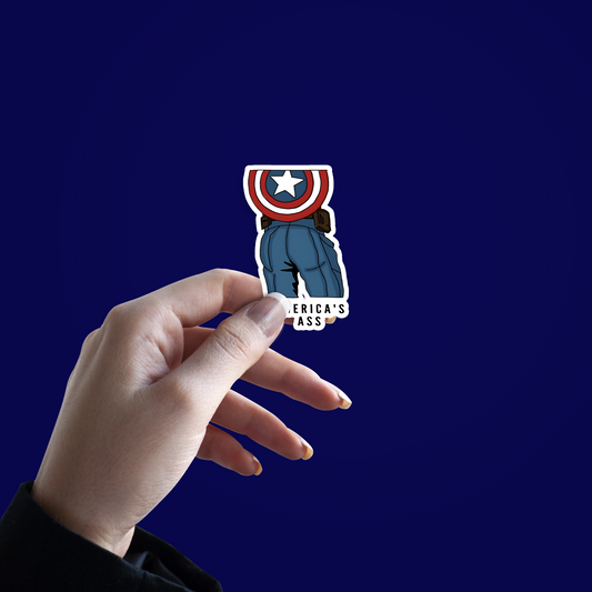 America's A## Marvel Sticker
