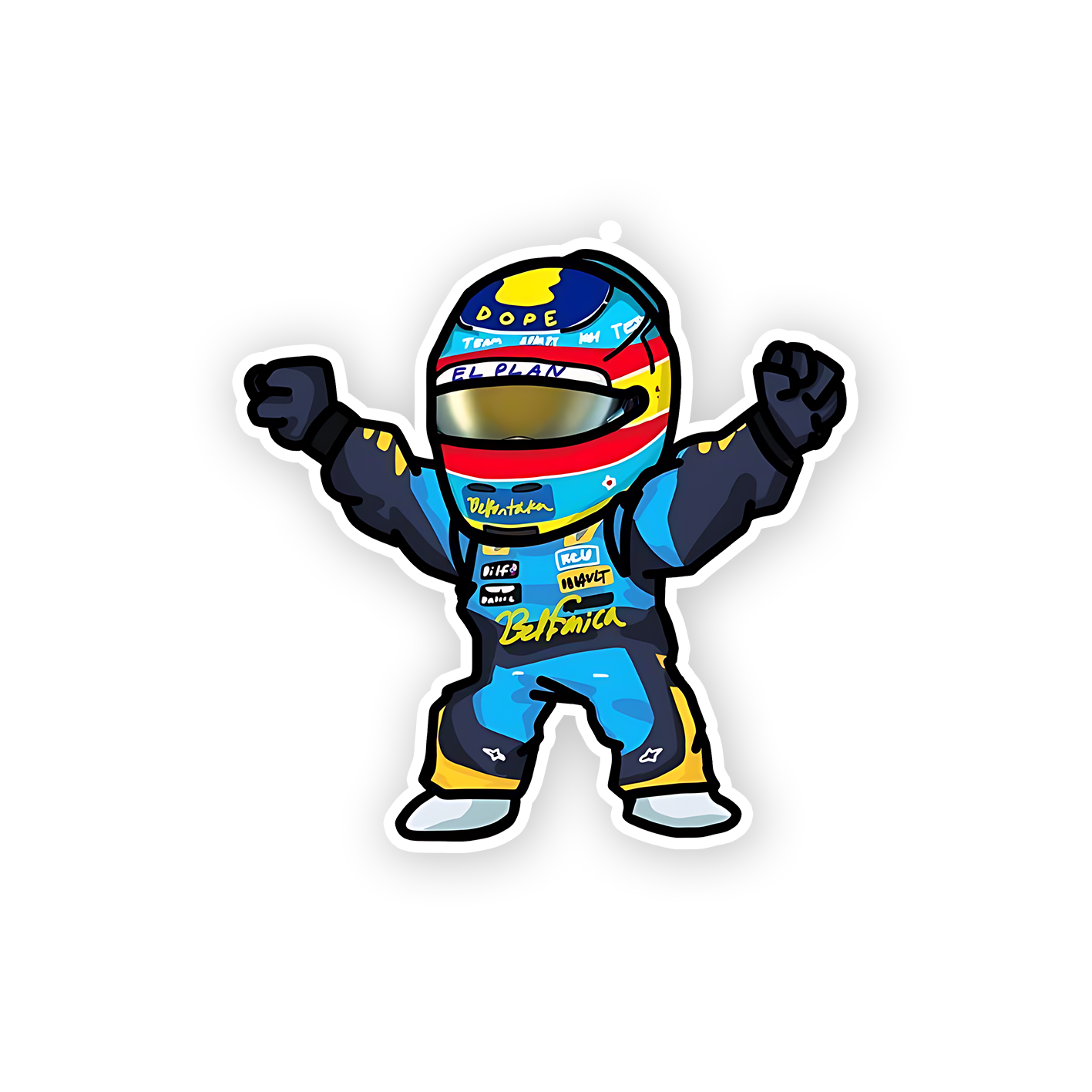 Fernando Alonso Sticker