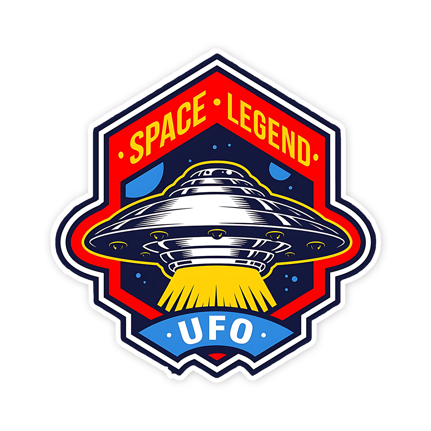 Space Legend UfO sticker