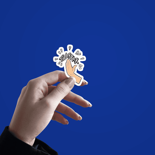 ThHAPPAR INDIAN SLANG STCKER - sticckiz.com