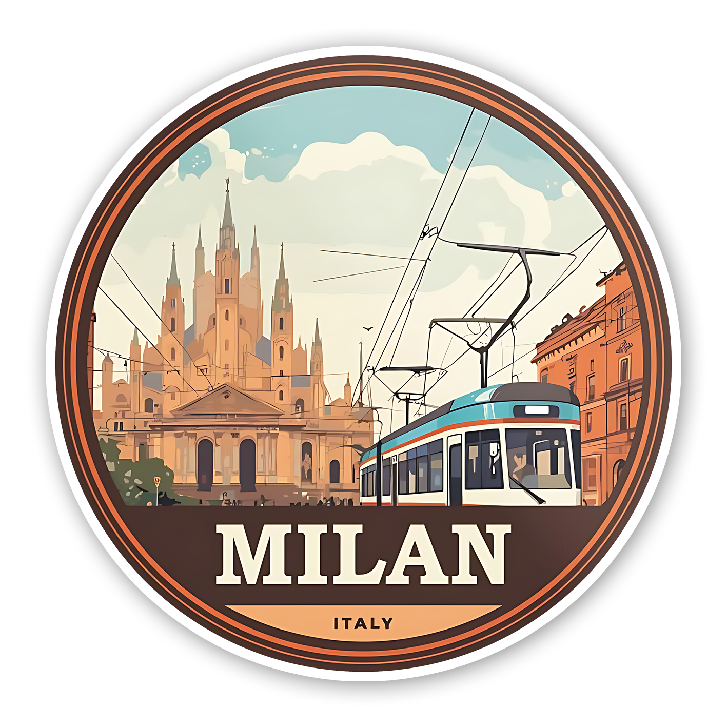 Milan Sticker