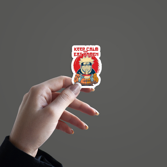 Keep calm and Eat Ramen Sticker