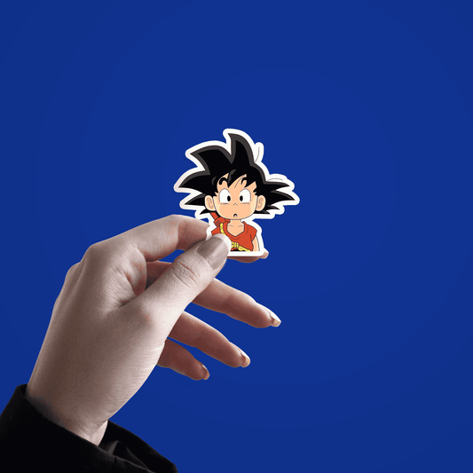 kid goku v3 sticker - sticckiz.com