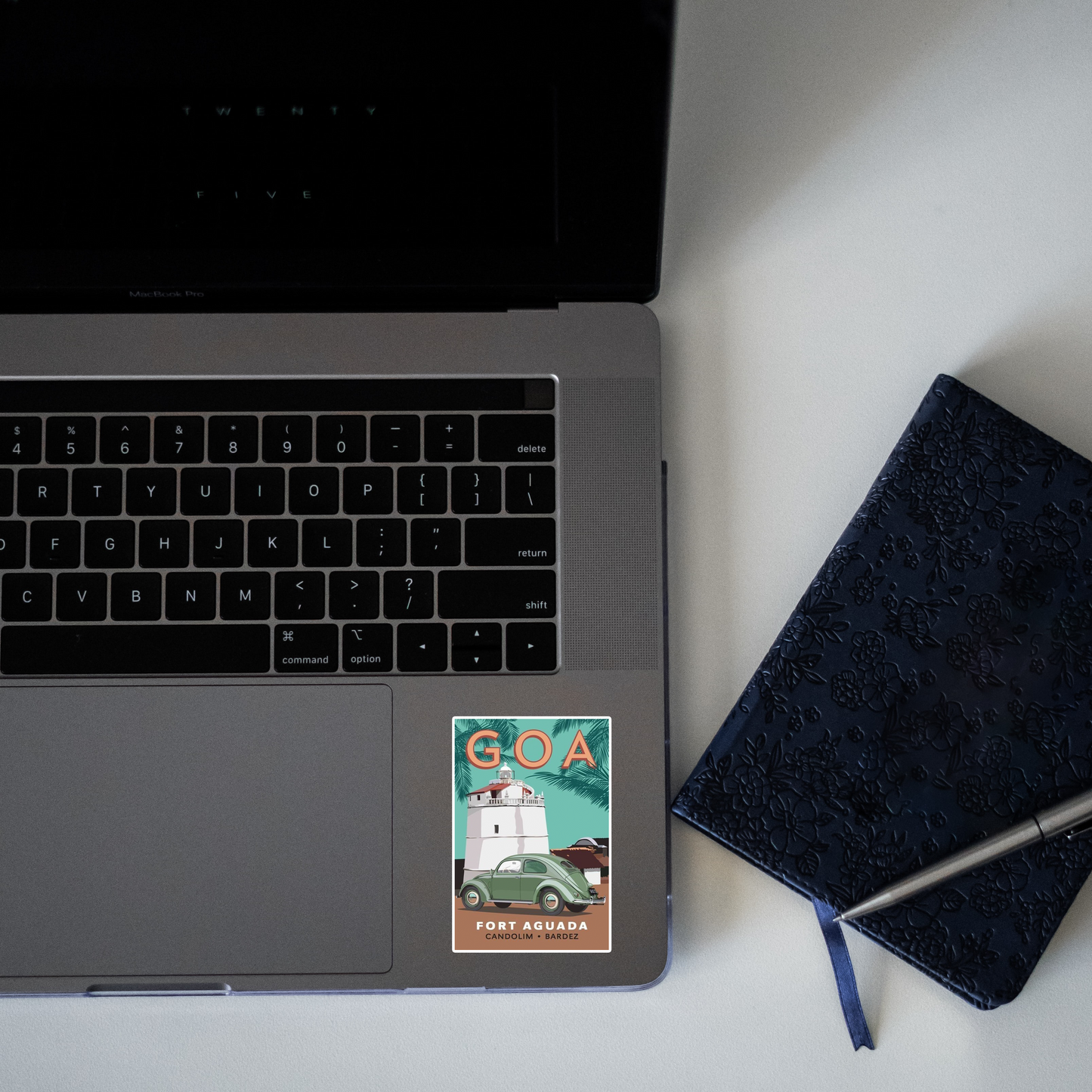 Goa card Sticker