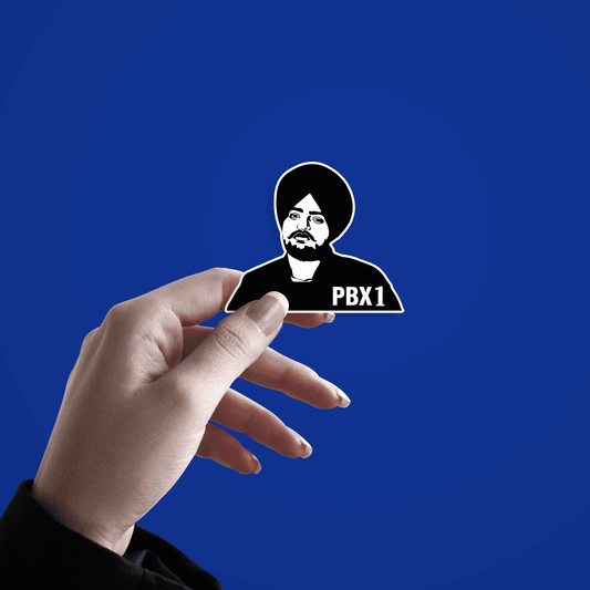 Sidhu Moosewala PBX-1 Sticker - sticckiz.com