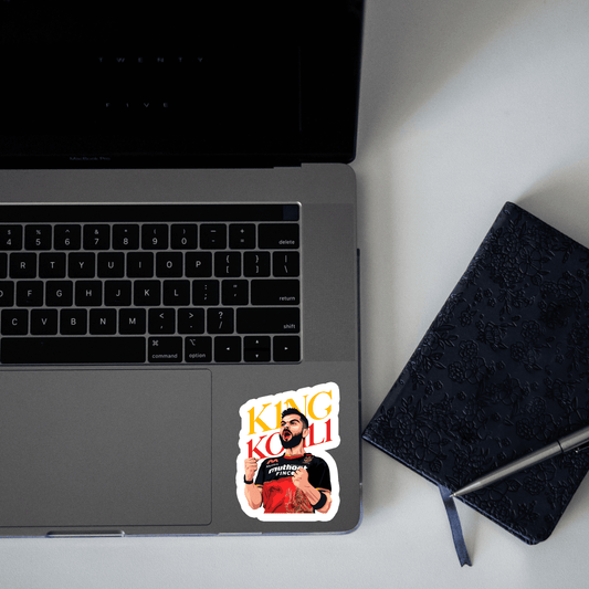 King Kohli Sticker - sticckiz.com