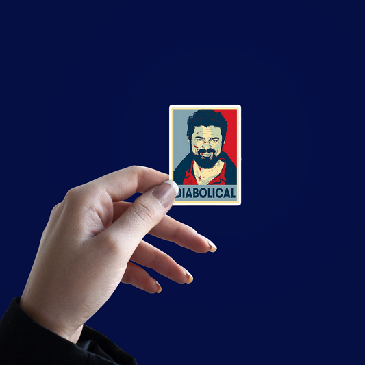 Billy Butcher Diabolical Sticker