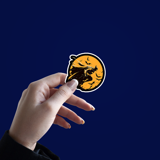 Batman Flying Sticker