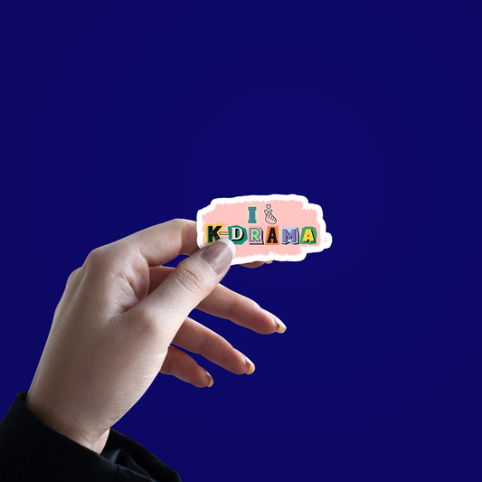 I love K-drama Sticker