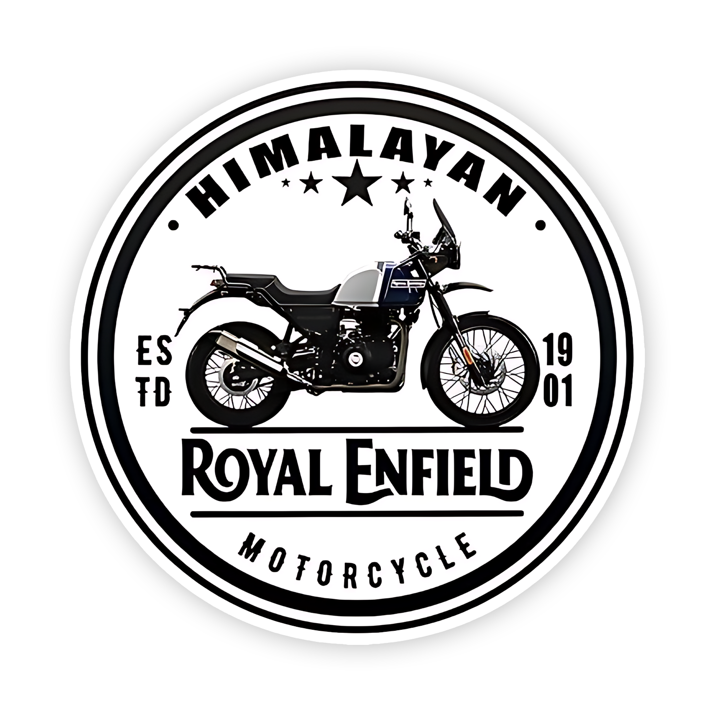 Himalayan royan Enfield Sticker