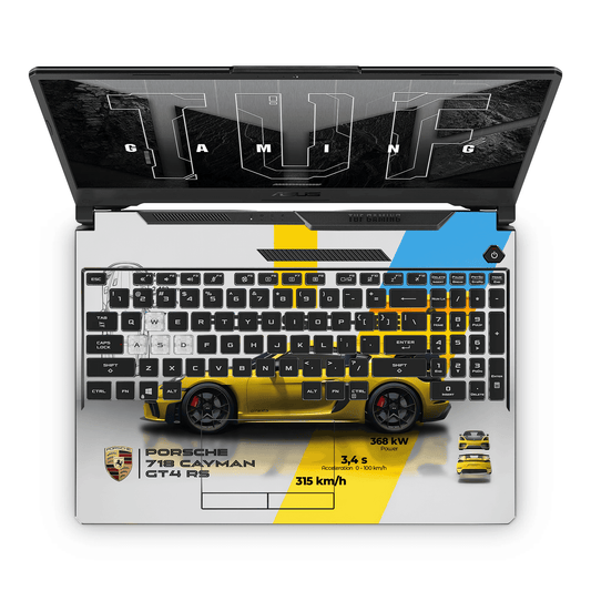 911 YELLOW Laptop Skin - sticckiz.com