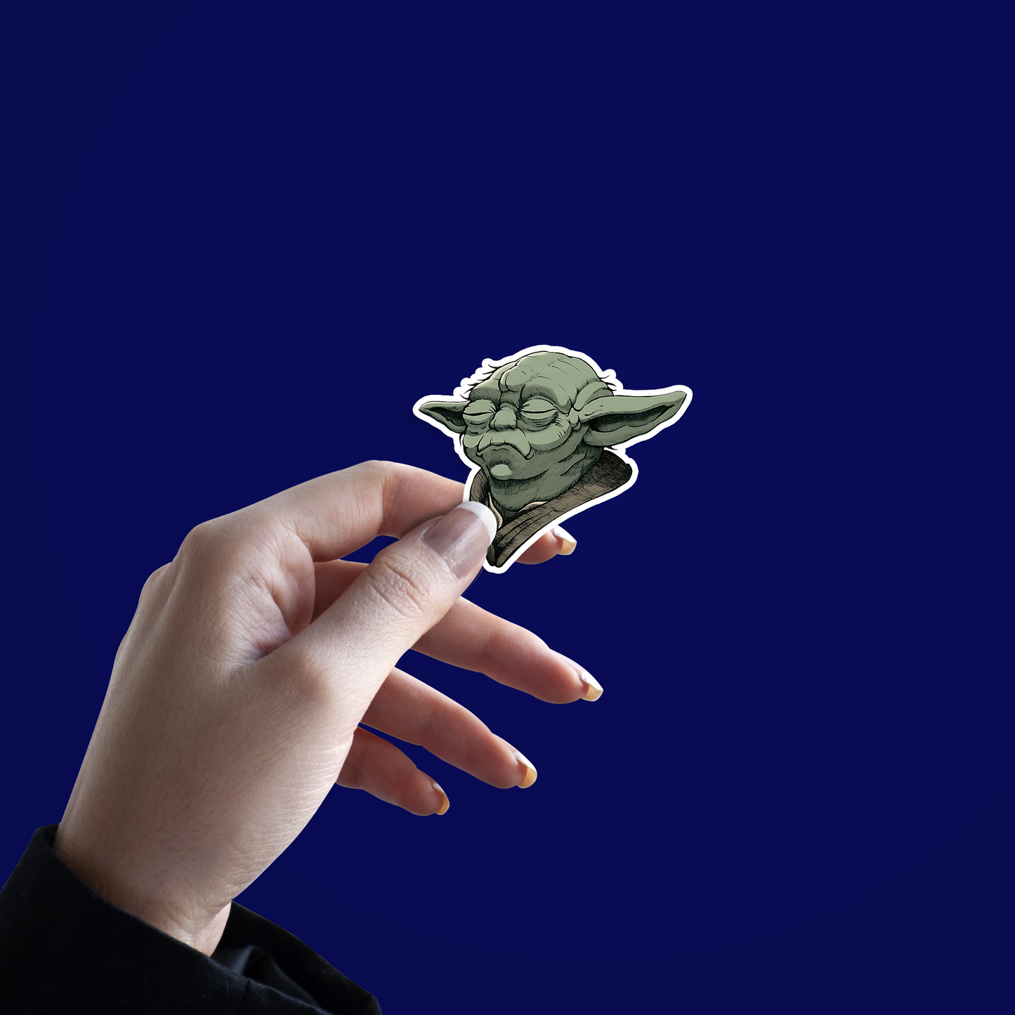 Yodha sleeping Sticker