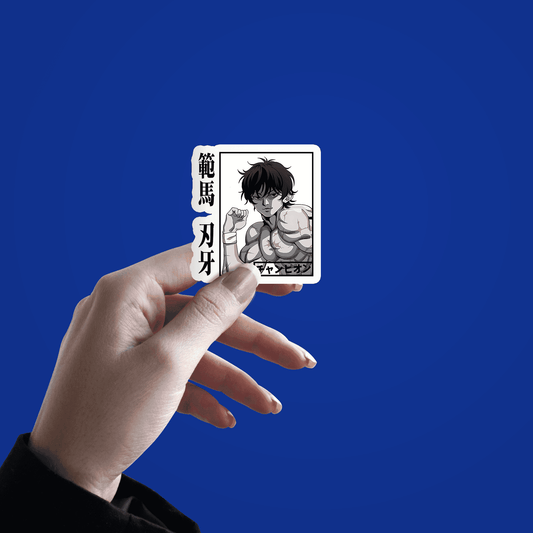 Baki hanma sticker - sticckiz.com