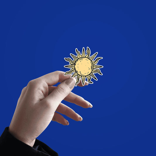 Aesthetic Boho Sun Sticker - sticckiz.com