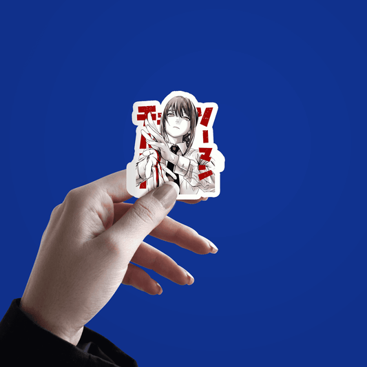 Makima Magnet Sticker - sticckiz.com