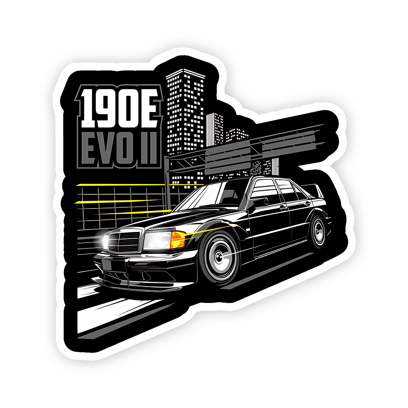 190E EVO11 car Sticker