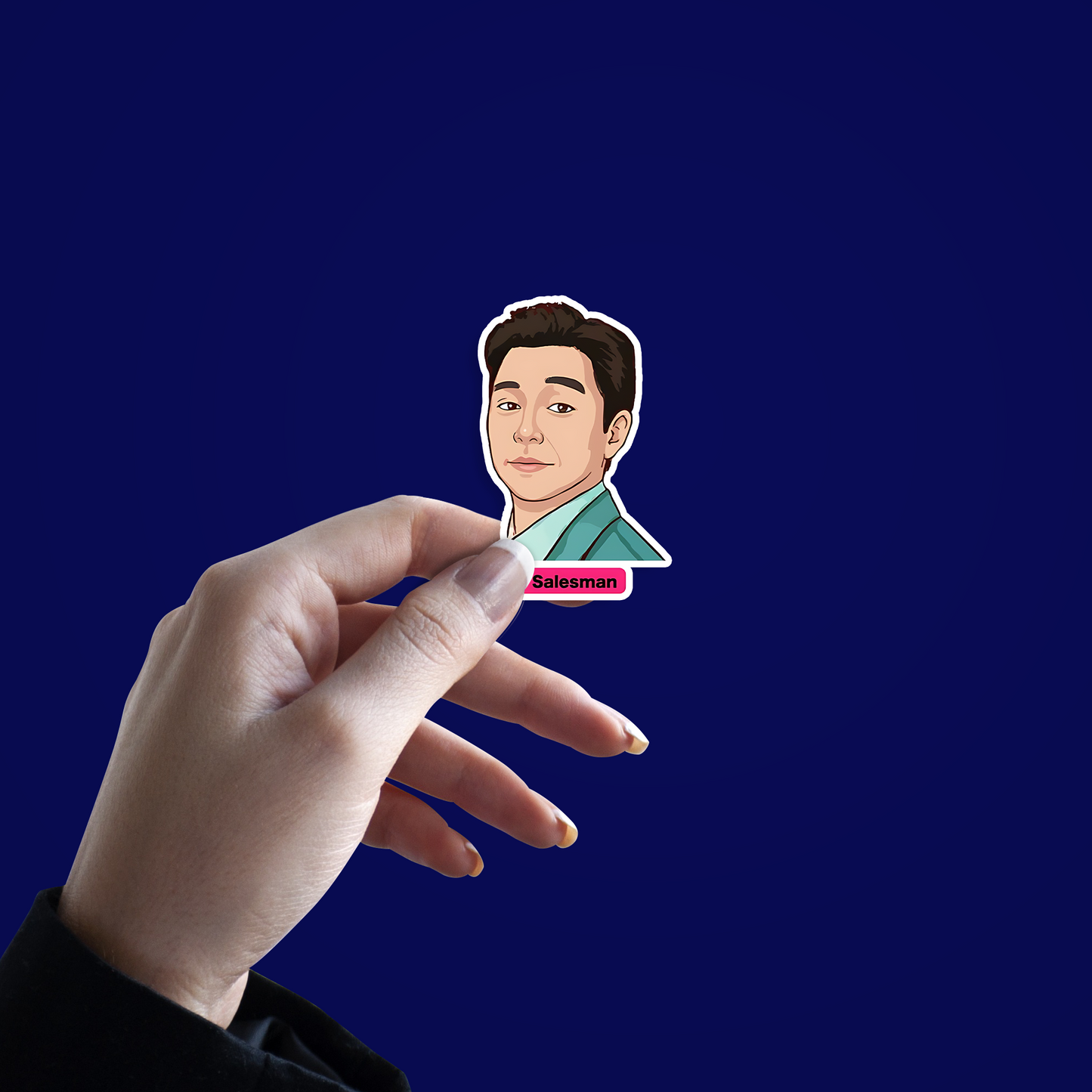 the salesman from Squid game Sticker