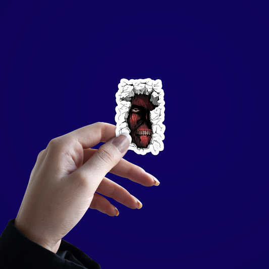 Wall Titan-aot Sticker