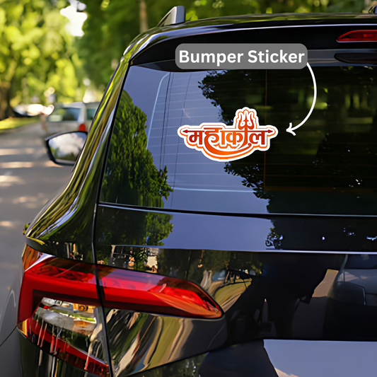 Mahakal Bumper Sticker