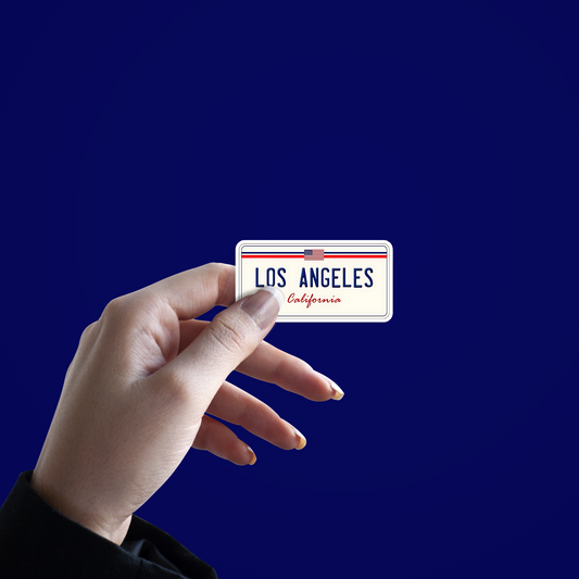 Los Angles card Sticker
