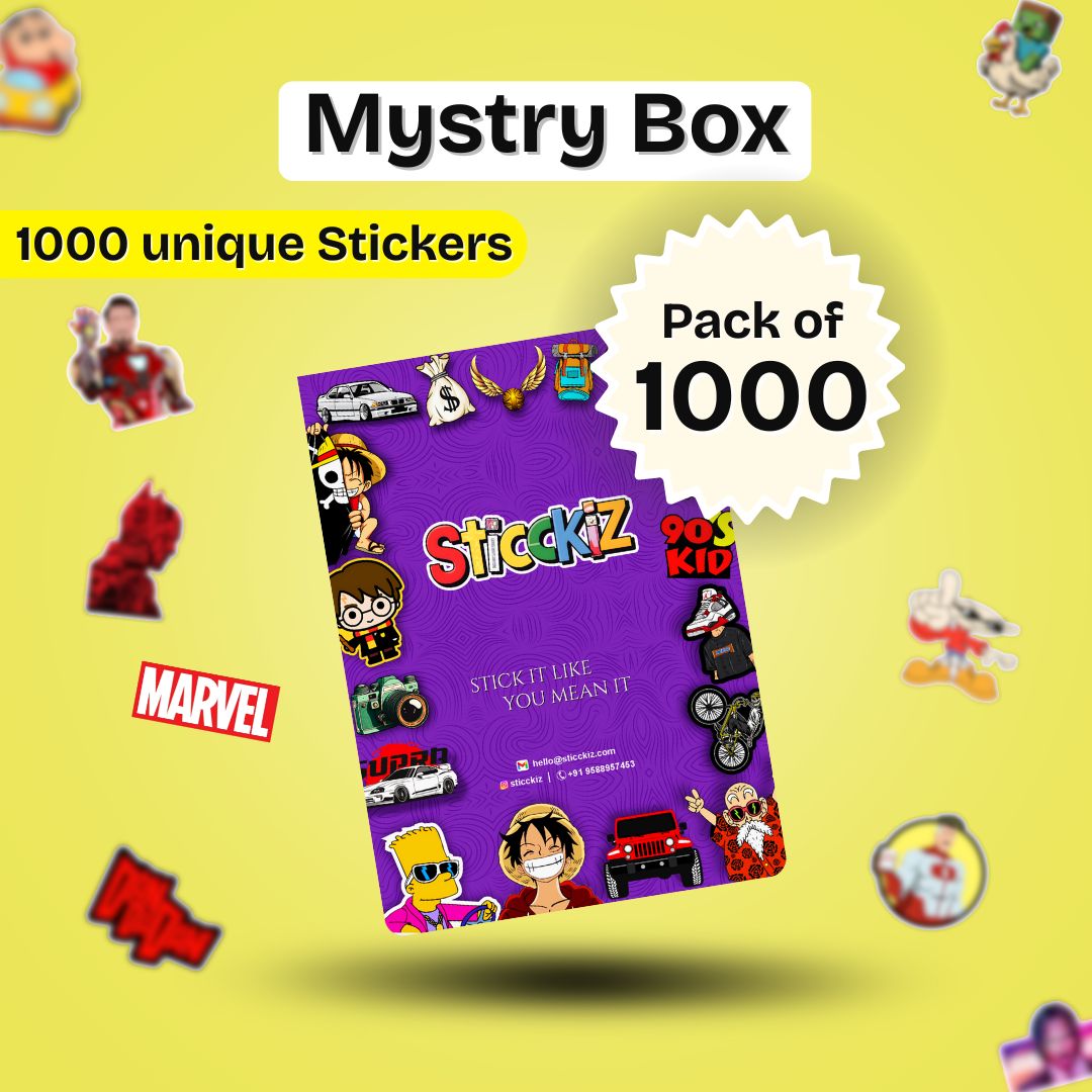 Mystry Box 9 ( 1000 Random Stickers)