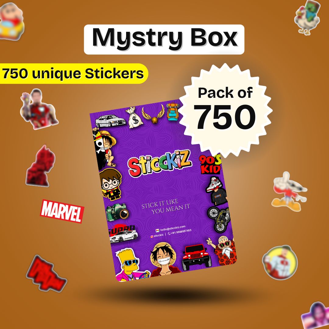 Mystry Box 8 ( 750 Random Stickers)