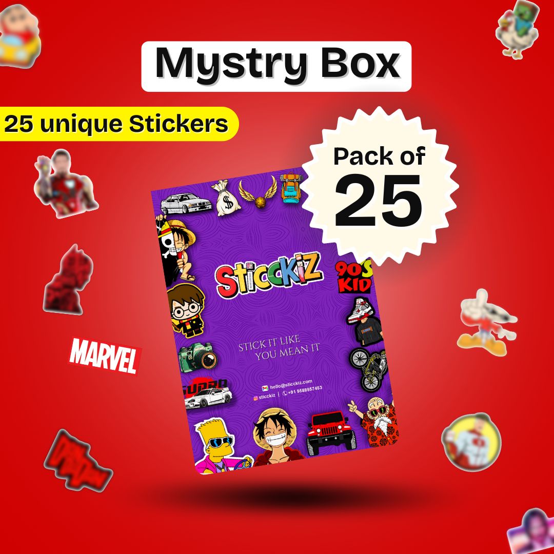 Mystry Box 2 ( 25 Random Stickers)