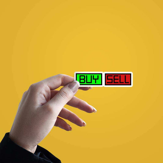 Buy And Sell Sticker - sticckiz.com