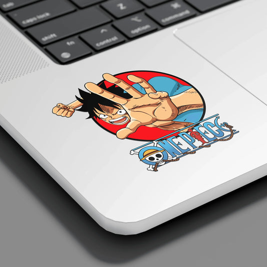 Angry Luffy from One Piece Sticker - sticckiz.com
