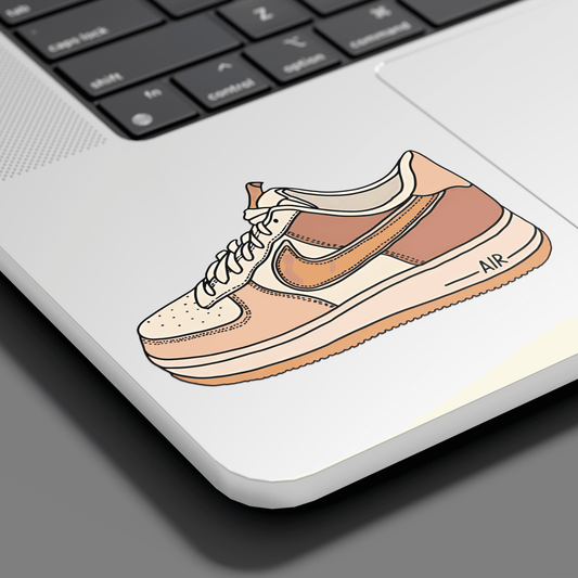 Pink Sneaker Sticker - sticckiz.com