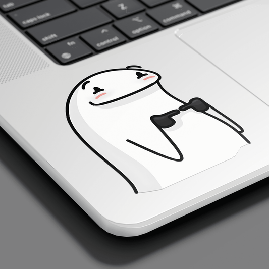 Flork bashful Sticker - sticckiz.com