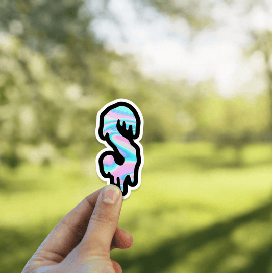 Drippy 'S' Sticker - sticckiz.com