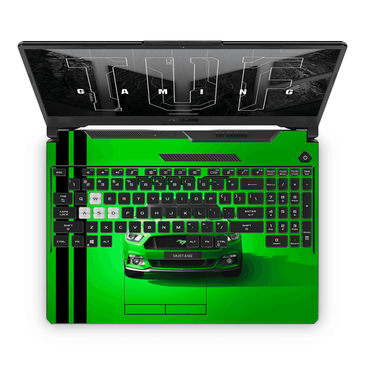 MUSTANG GREEN Laptop Skin - sticckiz.com
