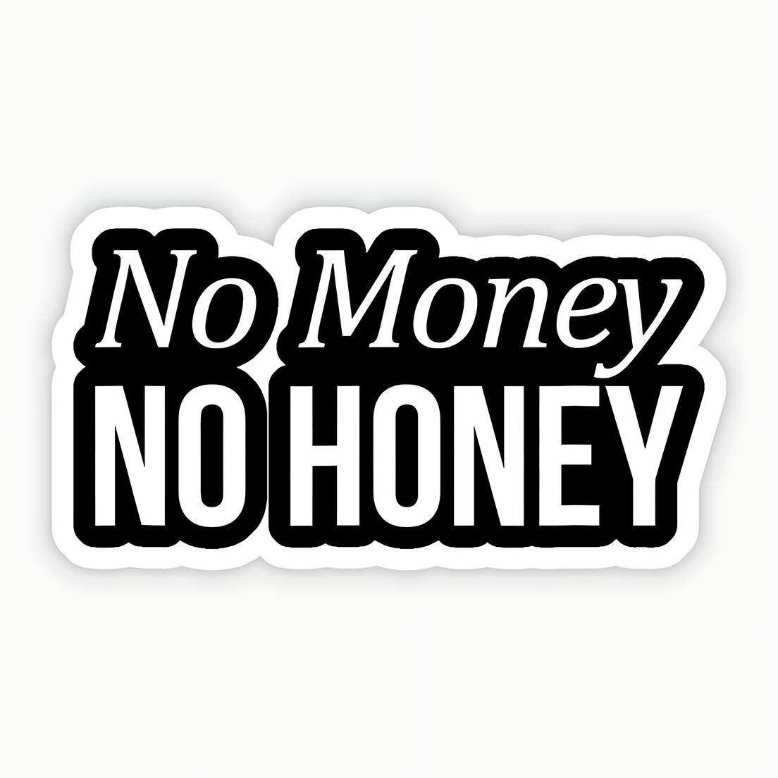 No Money Sticker - sticckiz.com