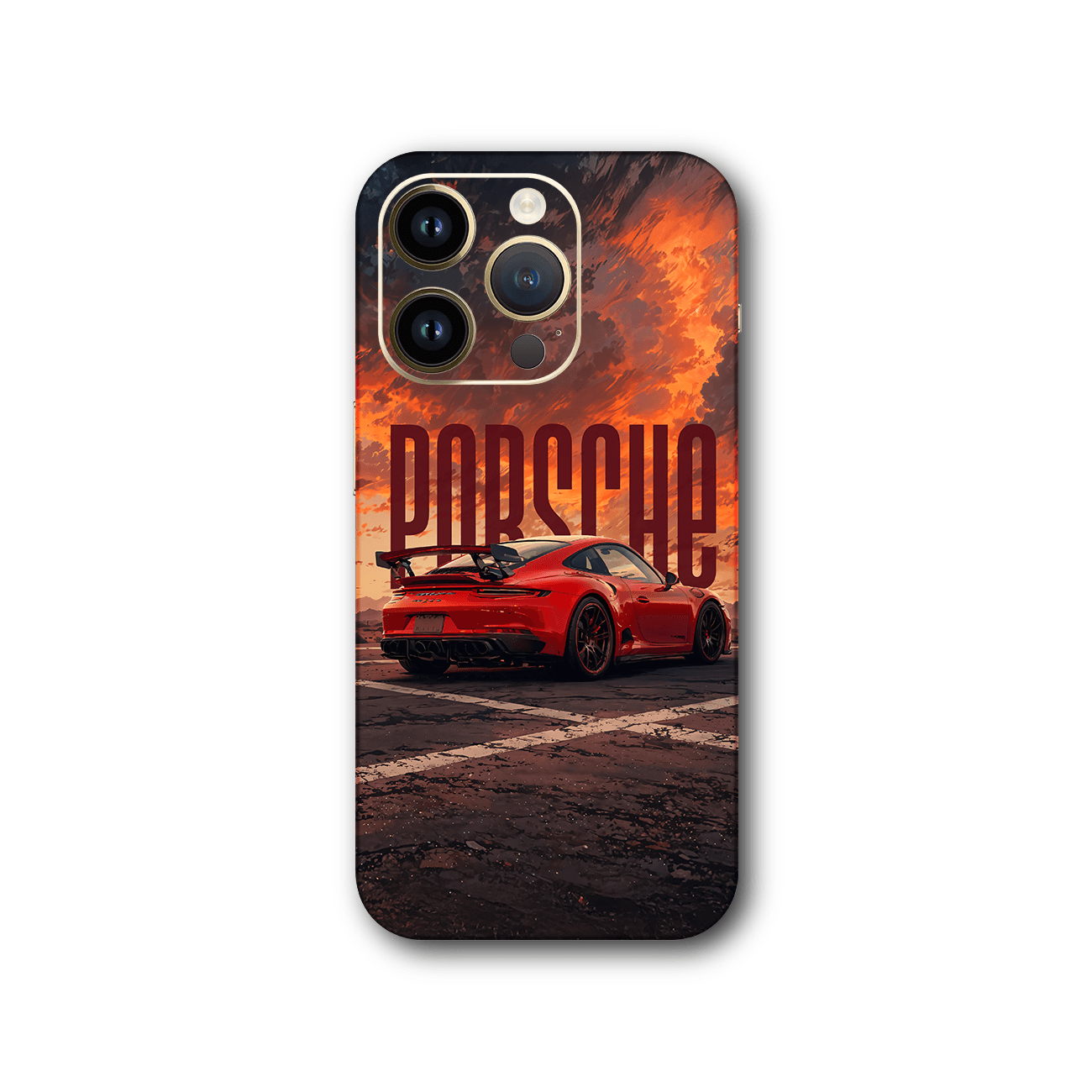 PORSCHE SUNSET Mobile Skin - sticckiz.com