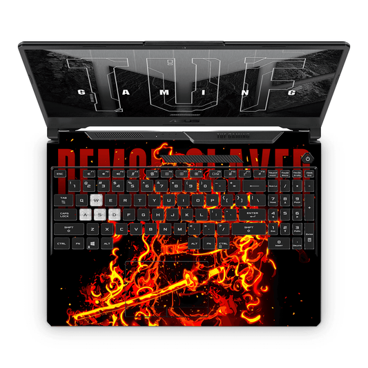 Rengoku Kyojuro The Blaze Legend Laptop Skin - sticckiz.com