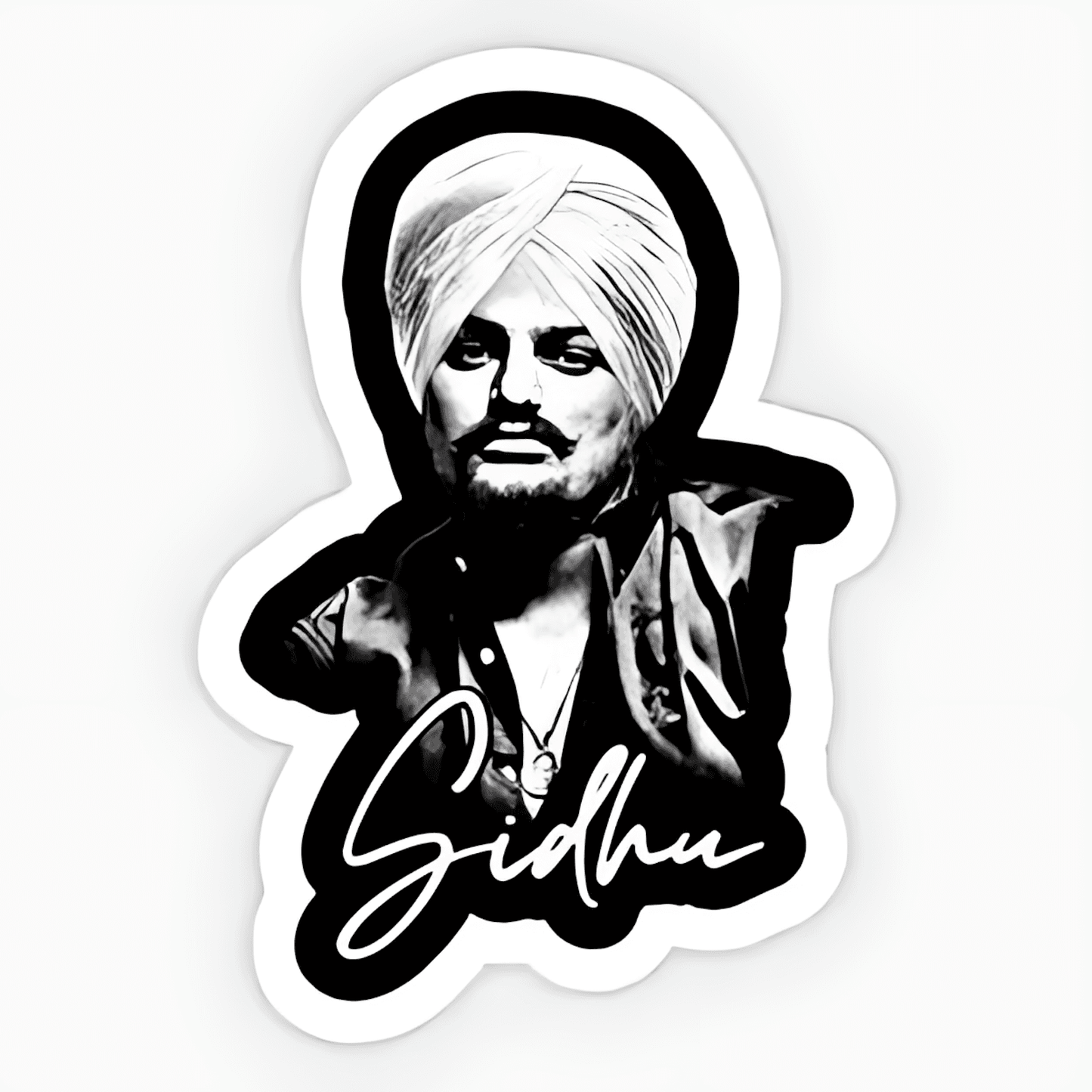 Sidhu moosewala Photo Sticker - sticckiz.com